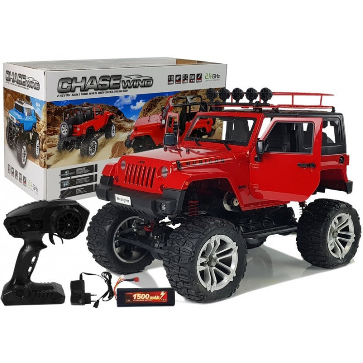 Jeep HG-P405 4x4 1:10 RC - červené